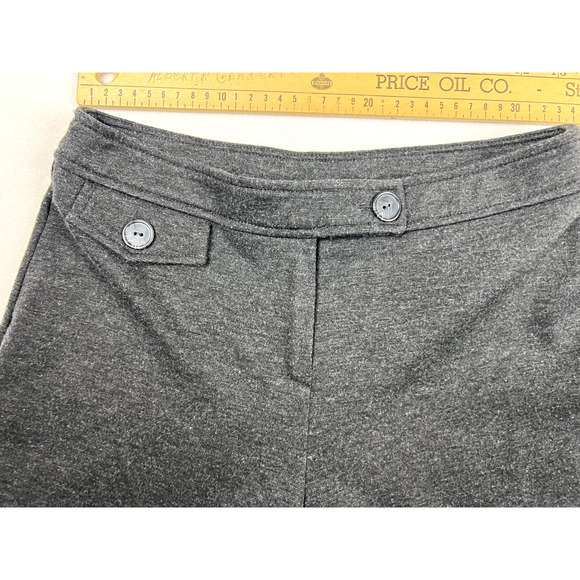 New York &‎ Company Wide Leg Cropped Pants Womens Size XS Y2K Minimalist - Picture 2 of 13